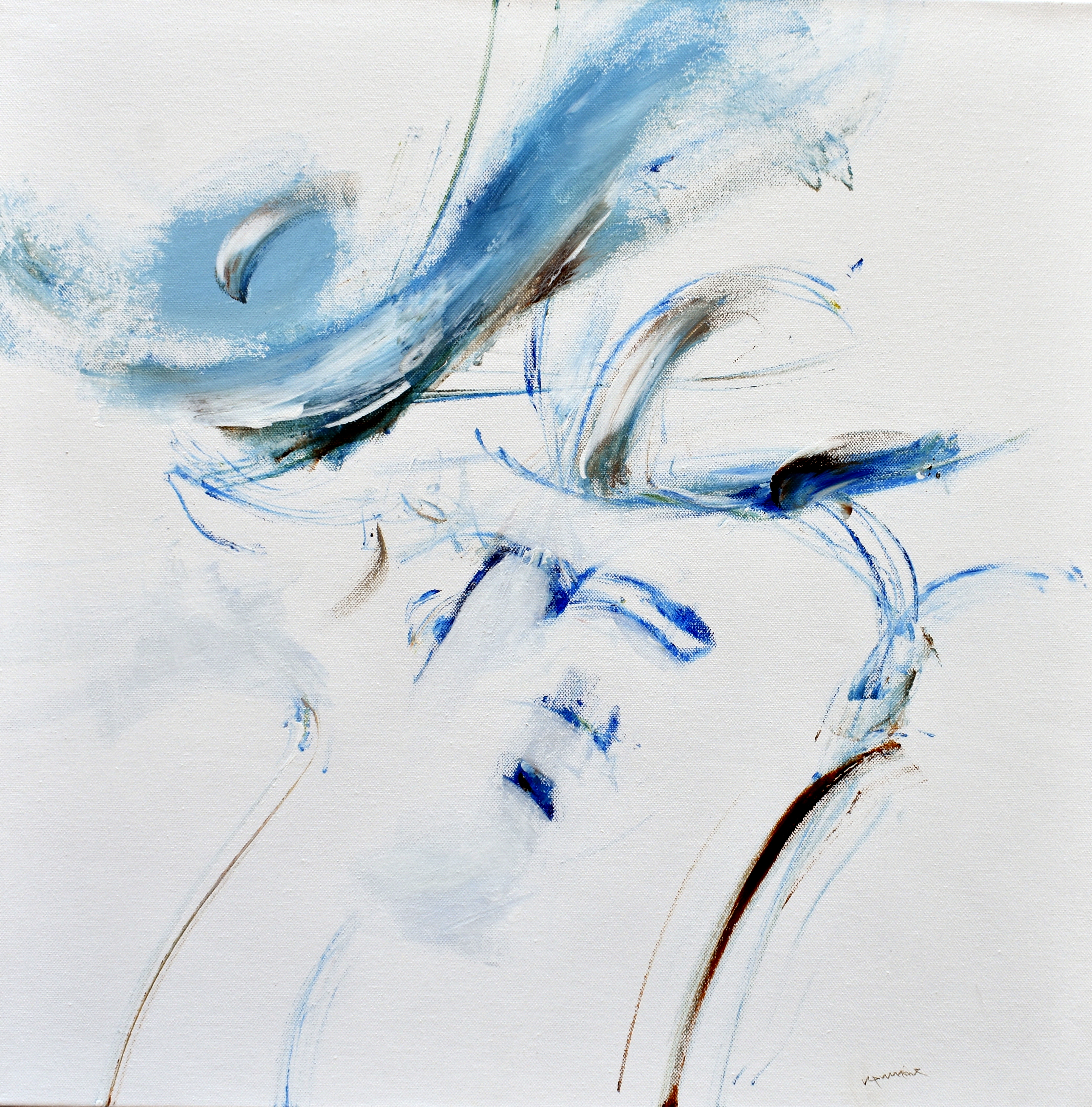 kryonidis UNTITLED 60x60 cm acrylic on canvas 2018