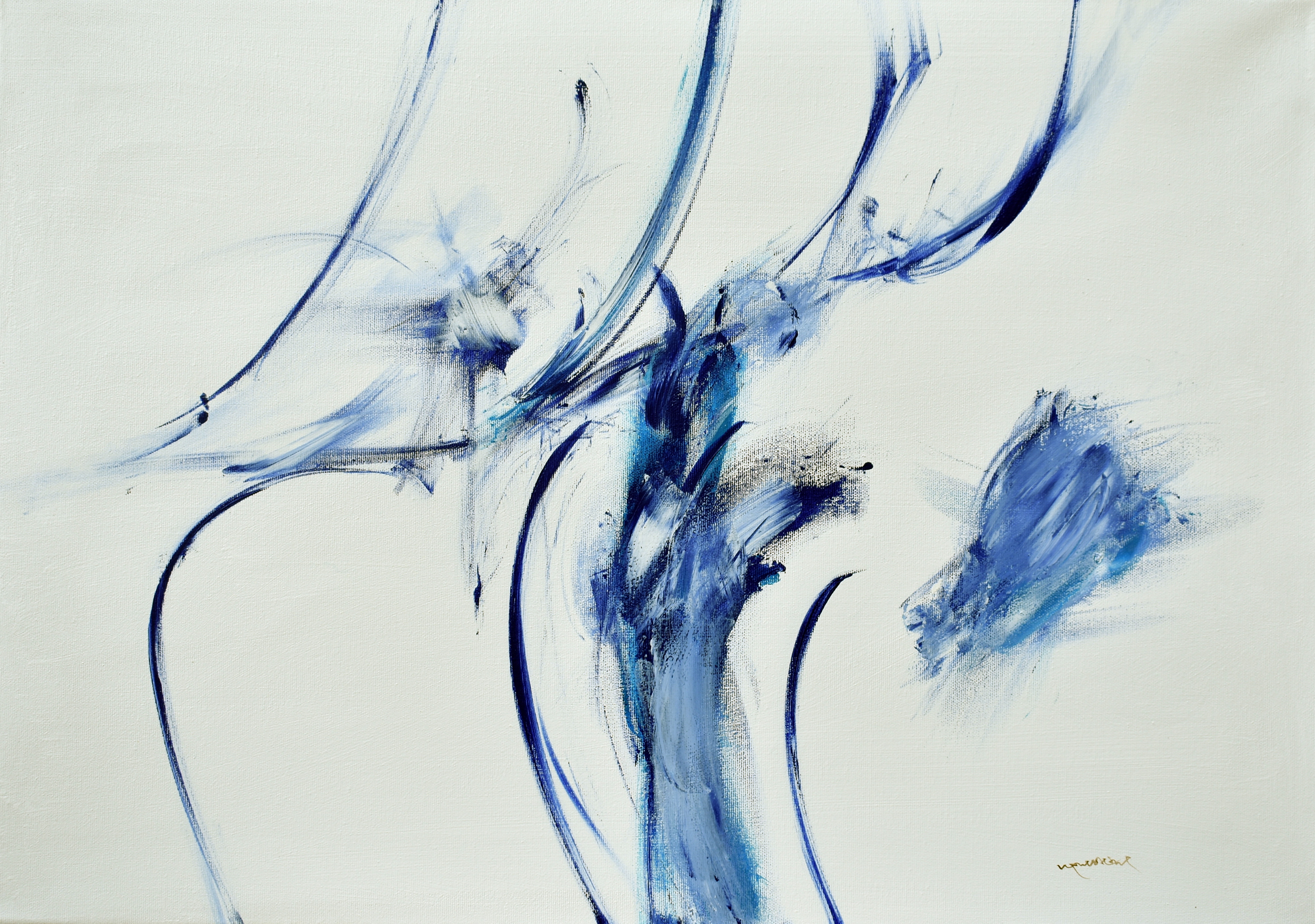 kryonidis WAVE ( 3) acrylic on canvas 50x70 cm 2018